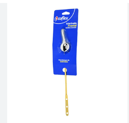Manivela Frontal Para Tanque Sanitario Metalica Cromada P-B2034 Coflex